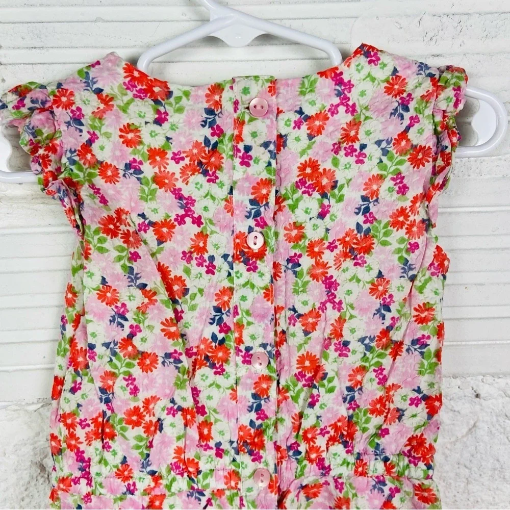Gymboree colorful cotton Floral romper size 2T